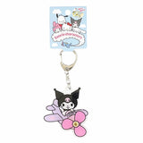 Kuromi Airplane Adventure Keychain & Bag Charm