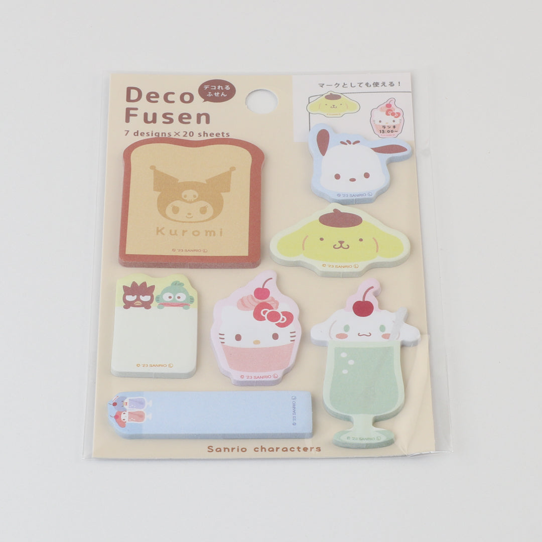 Sanrio Deco Fusen Sticky Notes - Kuromi and Friends Edition