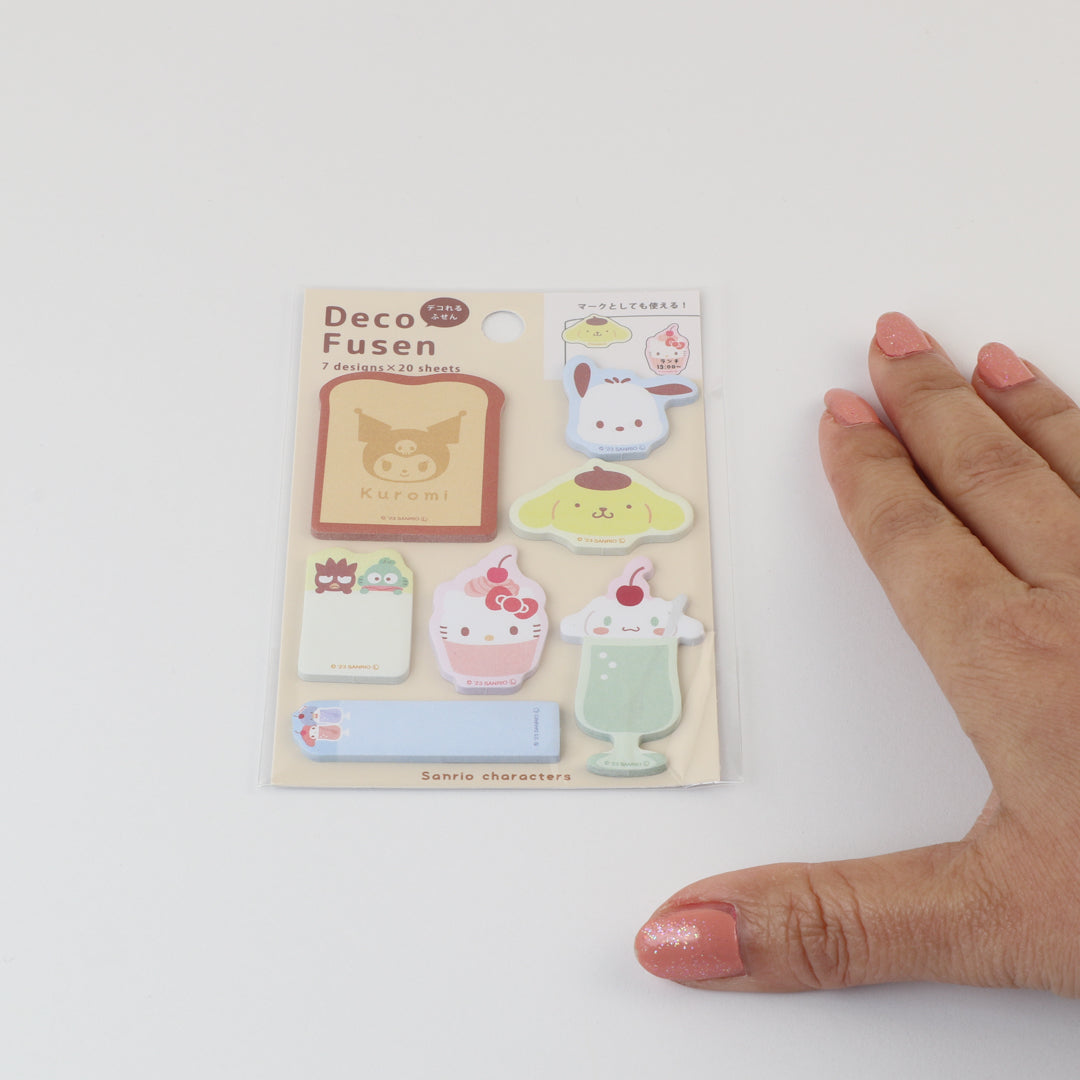 Sanrio Deco Fusen Sticky Notes - Kuromi and Friends Edition