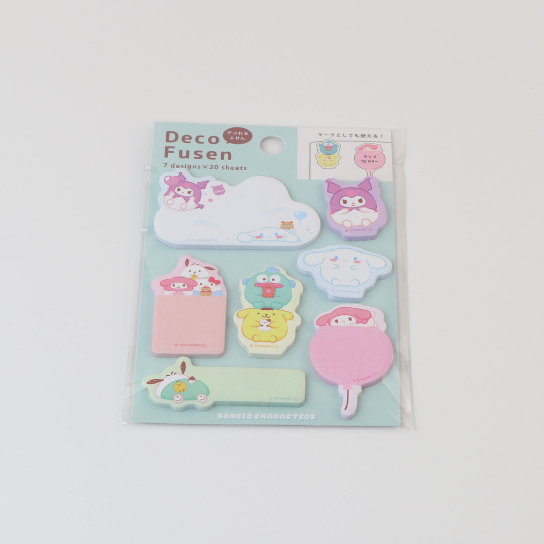 Sanrio Deco Fusen Sticky Notes - Cute Character Edition