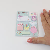 Sanrio Deco Fusen Sticky Notes - Cute Character Edition