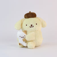 Pompompurin Plush - Holding mini plush - 16 cm